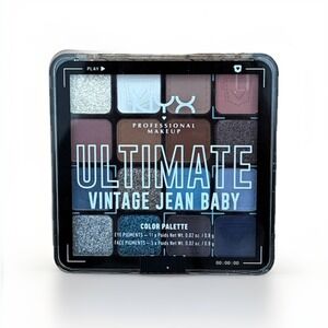 NYX Professional Ultimate Eyeshadow Palette Vintage Jean Baby 0.32oz - Imperfect
